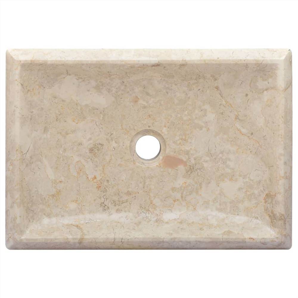 Sink Cream 50x35x10 cm Marble Sink Cream 50x35x10 Cm Marble -Room Sink Cream 50x35x10 cm Marble 464564 4