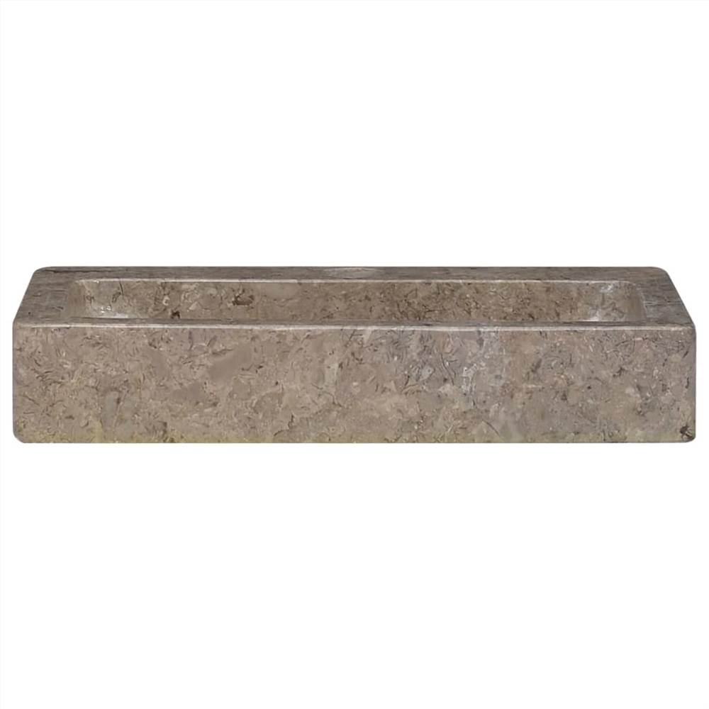 Sink Grey 38x24x6.5 cm Marble Sink Grey 38x24x6.5 Cm Marble -Room Sink Grey 38x24x6 5 cm Marble 464501 2