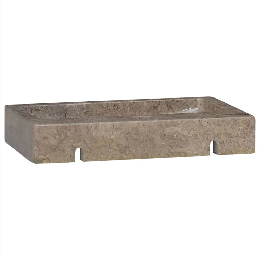 Sink Grey 38x24x6.5 cm Marble Sink Grey 38x24x6.5 Cm Marble -Room Sink Grey 38x24x6 5 cm Marble 464501 4