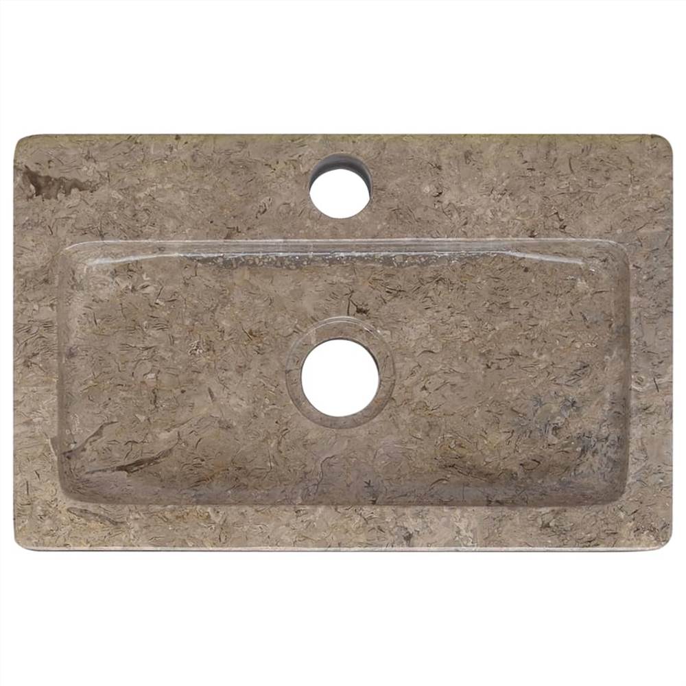 Sink Grey 38x24x6.5 cm Marble Sink Grey 38x24x6.5 Cm Marble -Room Sink Grey 38x24x6 5 cm Marble 464501 5