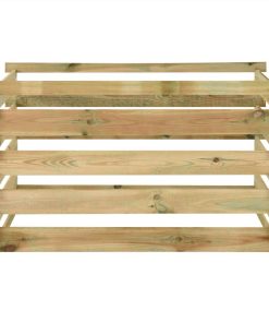 Slatted Garden Composter 120x120x70 Cm Impregnated Pinewood -Room Slatted Garden Composter 120x120x70 cm Impregnated Pinewood 467839 2
