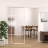 Sliding Door Frosted ESG Glass And Aluminium 102.5x205 Cm White 2 Sliding Door Frosted ESG Glass And Aluminium 102.5x205 Cm White -Room Sliding Door Frosted ESG Glass and Aluminium 102 5x205 cm White 515828 0