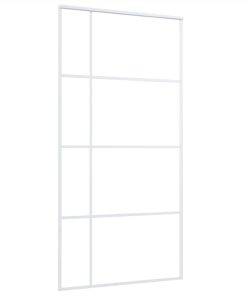 Sliding Door Frosted ESG Glass And Aluminium 102.5x205 Cm White 3 Sliding Door Frosted ESG Glass And Aluminium 102.5x205 Cm White -Room Sliding Door Frosted ESG Glass and Aluminium 102 5x205 cm White 515828 1