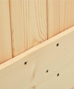 Sliding Door With Hardware Set 80x210 Cm Solid Pine Wood -Room Sliding Door with Hardware Set 80x210 cm Solid Pine Wood 493368 2