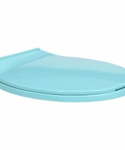 Soft-Close Toilet Seat Green Oval