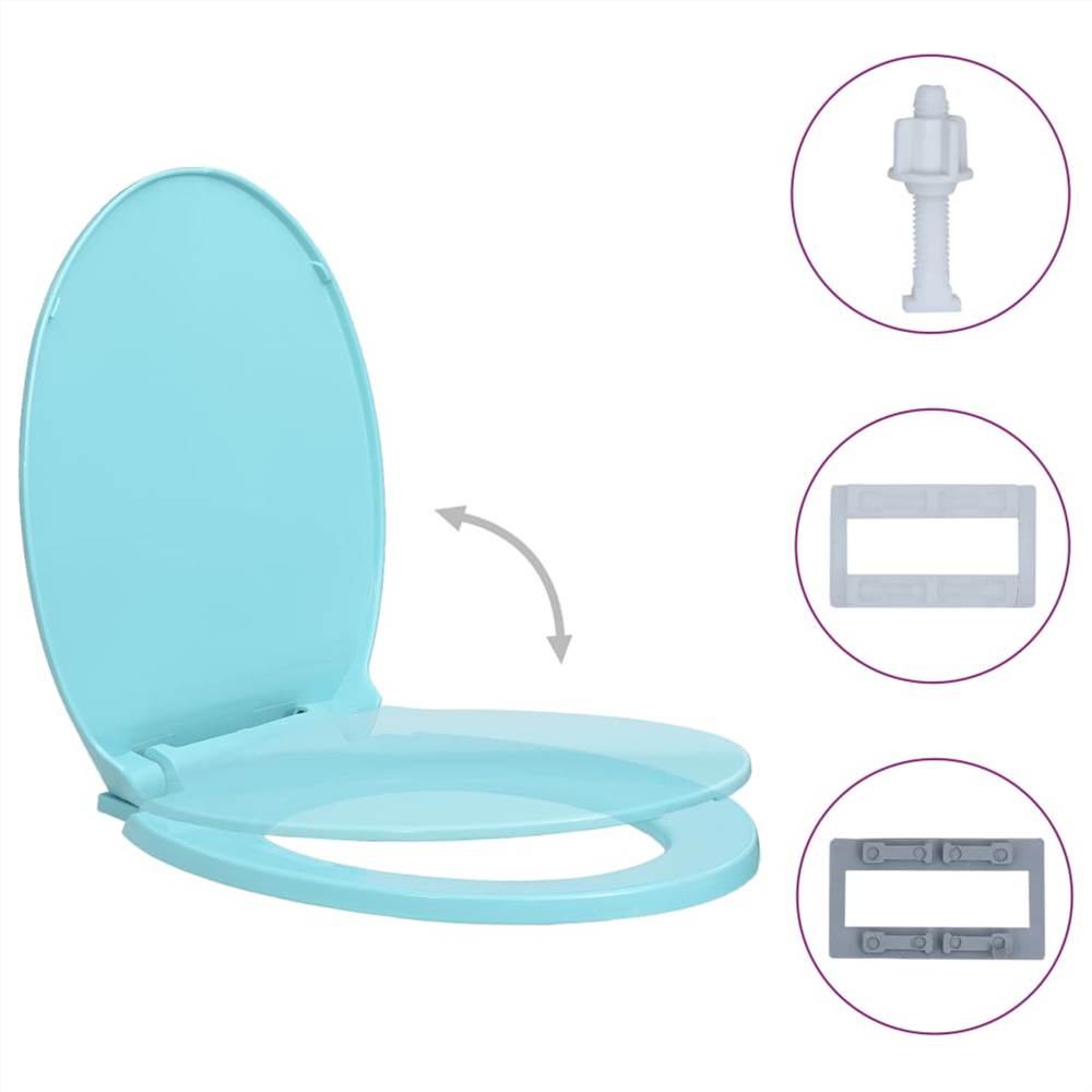 Soft-Close Toilet Seat Green Oval Soft-Close Toilet Seat Green Oval -Room Soft Close Toilet Seat Green Oval 517653 1