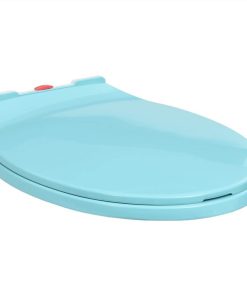 Soft-Close Toilet Seat Quick Release Green Oval