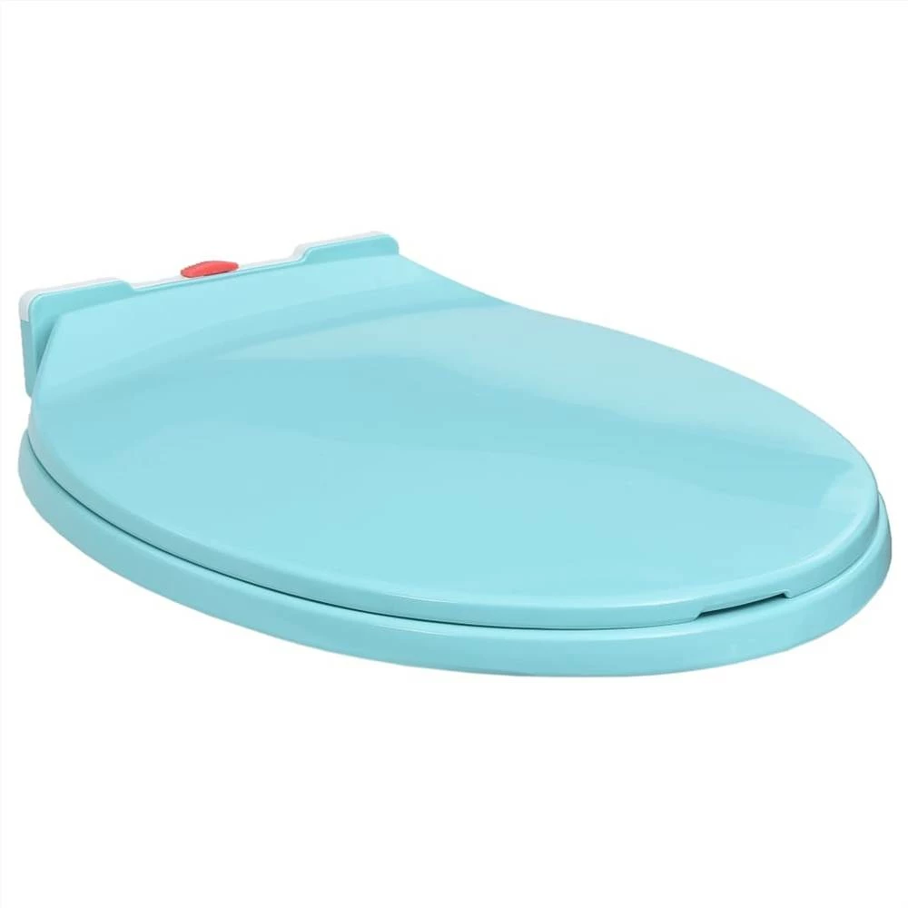 Soft-Close Toilet Seat Quick Release Green Oval