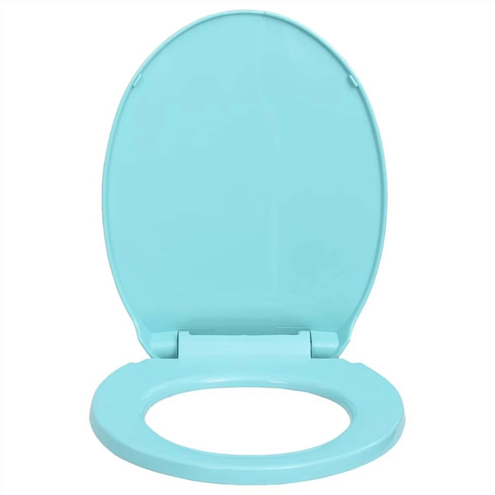 Soft-Close Toilet Seat Quick Release Green Oval - Image 4