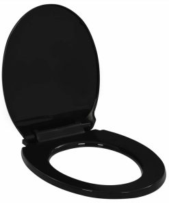 Soft-close Toilet Seat With Quick-release Design Black 3 Soft-close Toilet Seat With Quick-release Design Black -Room Soft close Toilet Seat with Quick release Design Black 437654 1