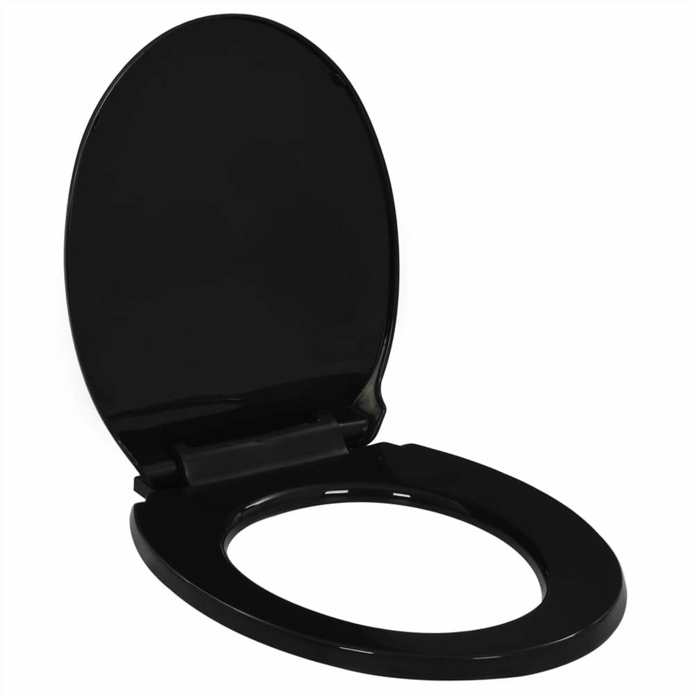 Soft-close Toilet Seat with Quick-release Design Black Soft-close Toilet Seat With Quick-release Design Black -Room Soft close Toilet Seat with Quick release Design Black 437654 1