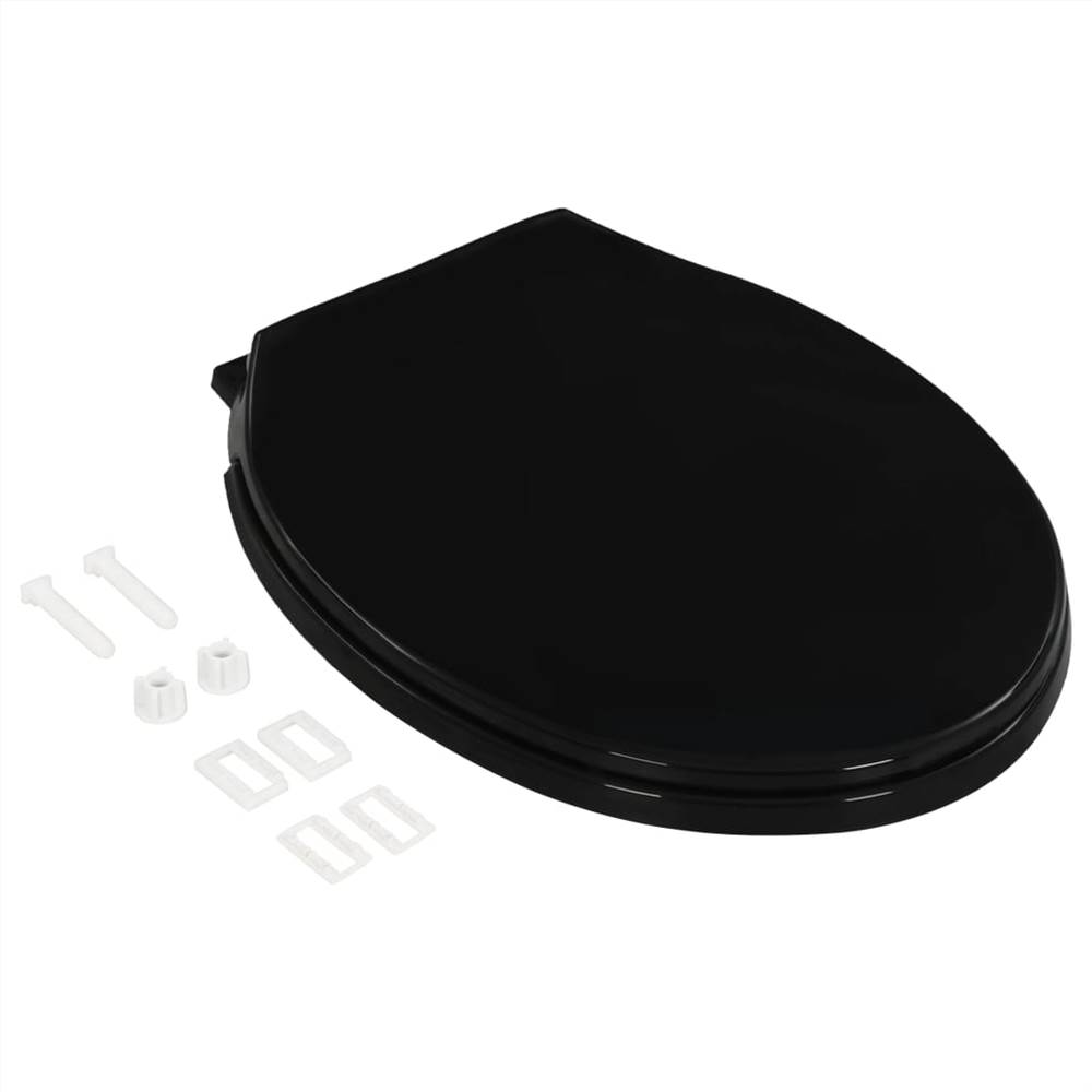 Soft-close Toilet Seat with Quick-release Design Black Soft-close Toilet Seat With Quick-release Design Black -Room Soft close Toilet Seat with Quick release Design Black 437654 2