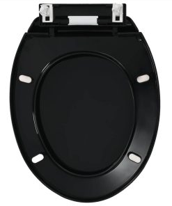 Soft-close Toilet Seat With Quick-release Design Black 6 Soft-close Toilet Seat With Quick-release Design Black -Room Soft close Toilet Seat with Quick release Design Black 437654 4