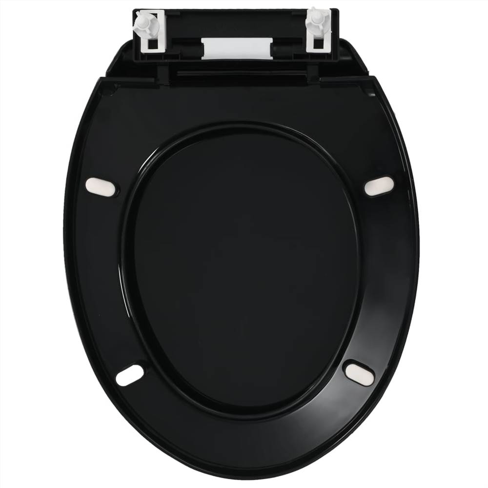 Soft-close Toilet Seat with Quick-release Design Black Soft-close Toilet Seat With Quick-release Design Black -Room Soft close Toilet Seat with Quick release Design Black 437654 4