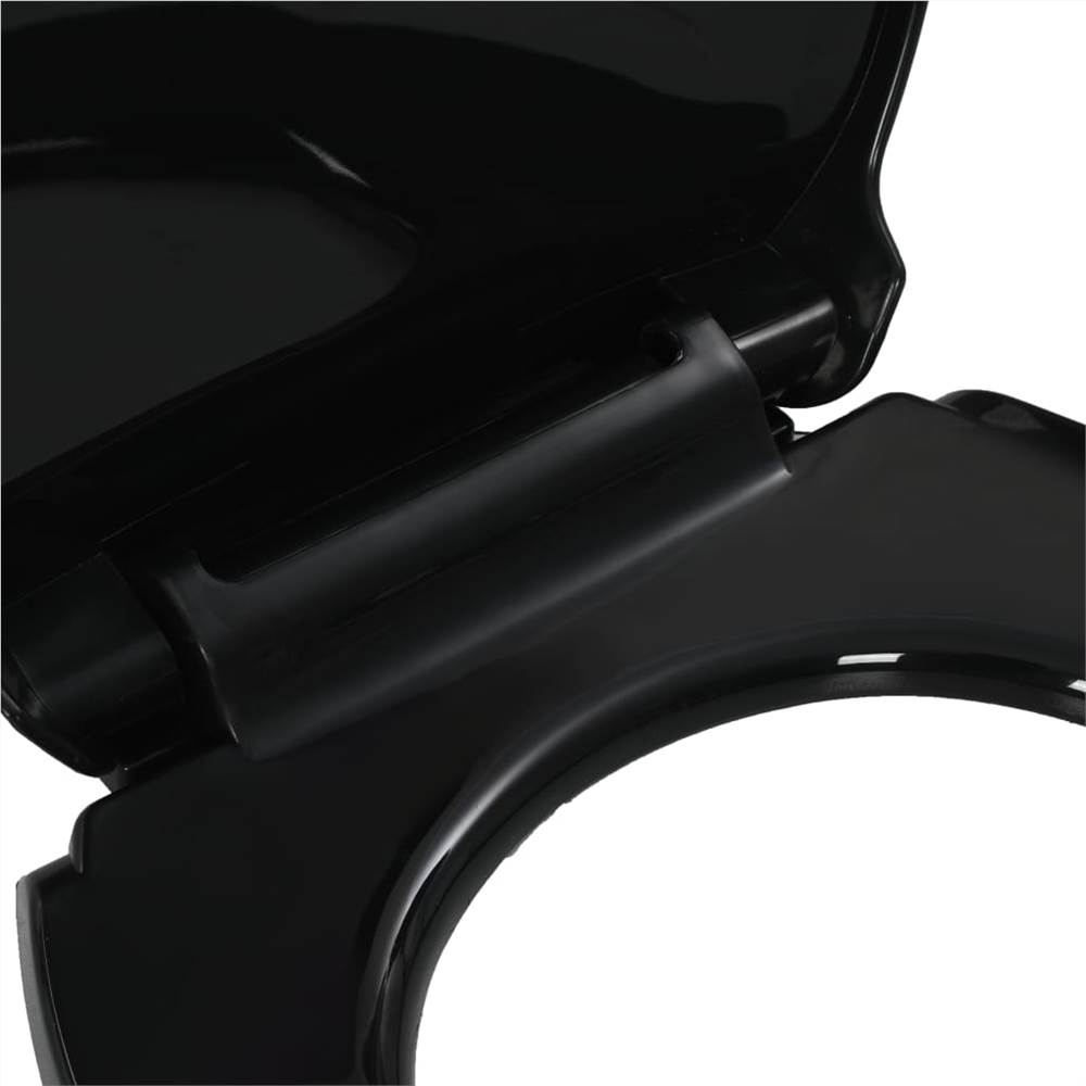Soft-close Toilet Seat with Quick-release Design Black Soft-close Toilet Seat With Quick-release Design Black -Room Soft close Toilet Seat with Quick release Design Black 437654 5