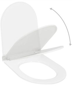 Soft-close Toilet Seat With Quick-release Design White