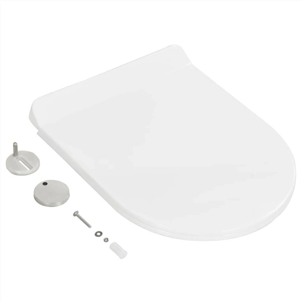 Soft-close Toilet Seat With Quick-release Design White - Image 3