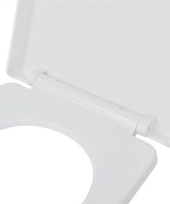Soft-close Toilet Seat With Quick-release Design White Square 6 Soft-close Toilet Seat With Quick-release Design White Square -Room Soft close Toilet Seat with Quick release Design White Square 453444 4