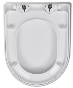 Soft-close Toilet Seat With Quick-release Design White Square 7 Soft-close Toilet Seat With Quick-release Design White Square -Room Soft close Toilet Seat with Quick release Design White Square 453444 5