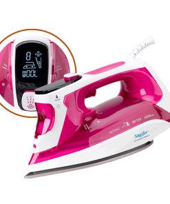Sonifer SF9025 2400W Clothes Steam Iron With LCD Display, Household Fabric Electric Iron, 11 Selectable Ironing Programs