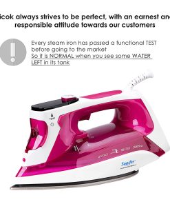 Sonifer SF9025 2400W Clothes Steam Iron With LCD Display, Household Fabric Electric Iron, 11 Selectable Ironing Programs -Room Sonifer SF9025 2400W Clothes Steam Iron 507629 4