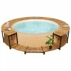 Spa Surround 273x53 Cm Solid Acacia Wood