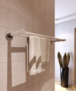 Stainless Steel Towel Rack 2 Tubes