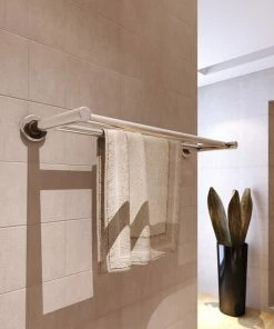 Stainless Steel Towel Rack 2 Tubes