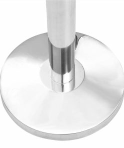 Stanchion With Belt Airport Barrier Stainless Steel Silver -Room Stanchion with Belt Airport Barrier Stainless Steel Silver 441627 3