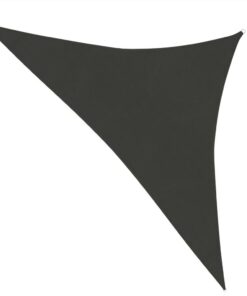 Sunshade Sail 160 G/m² Anthracite 3.5x3.5x4.9 M HDPE