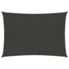 Sunshade Sail 160 G/m² Anthracite 3.5x4.5 M HDPE -Room Sunshade Sail 160 g m Anthracite 3 5x4 5 m HDPE 460201 0