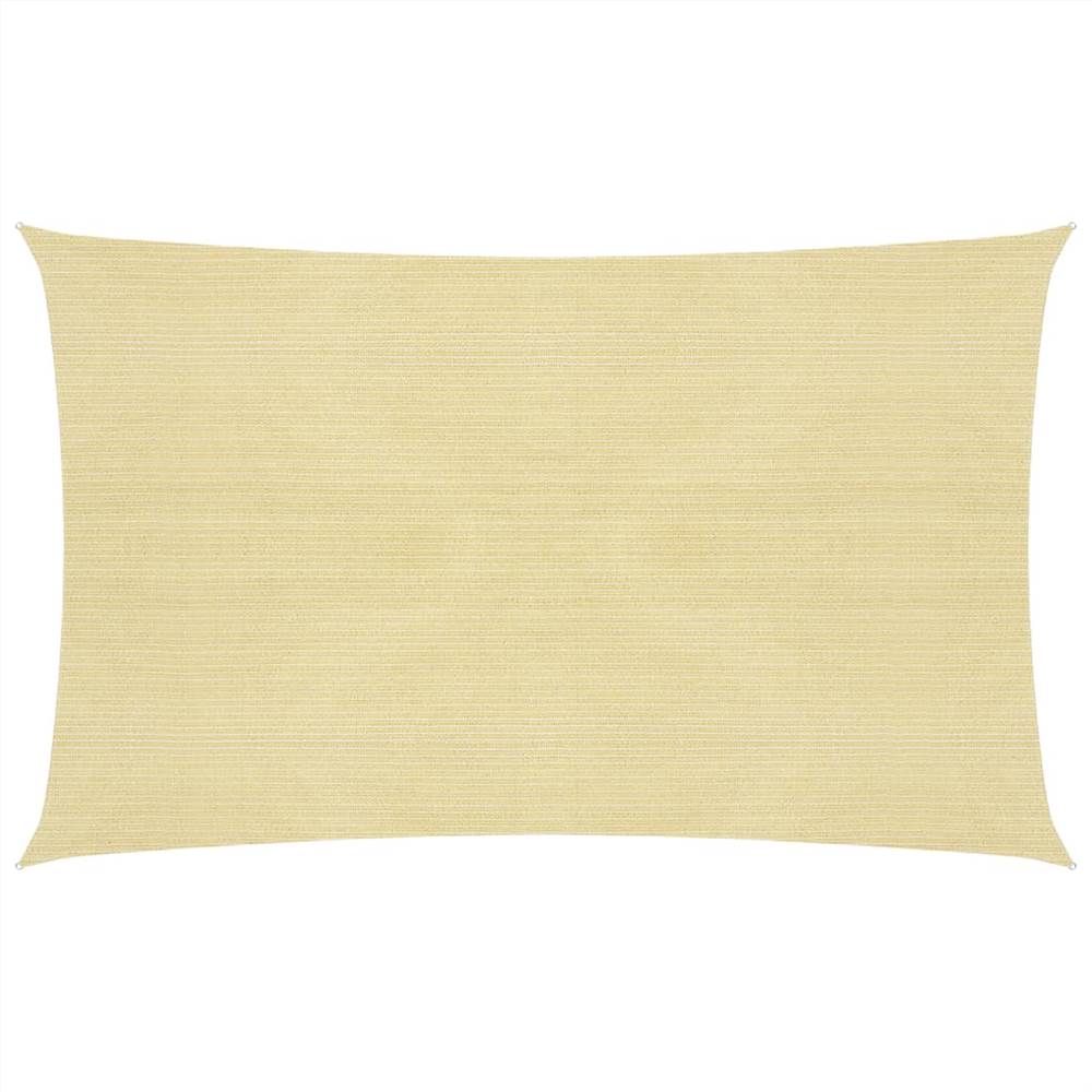 Sunshade Sail 160 g/m² Beige 2x5 m HDPE Sunshade Sail 160 G/m² Beige 2x5 M HDPE -Room Sunshade Sail 160 g m Beige 2x5 m HDPE 457519 0