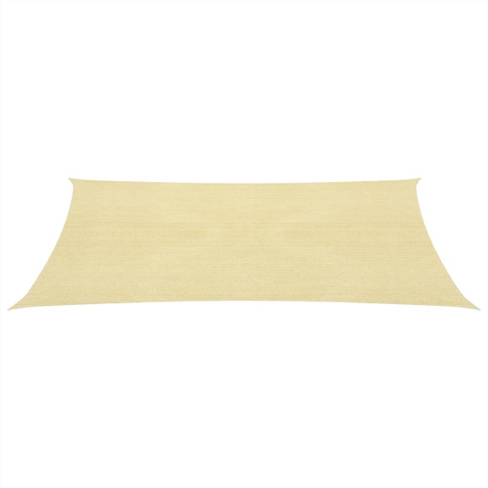Sunshade Sail 160 g/m² Beige 2x5 m HDPE Sunshade Sail 160 G/m² Beige 2x5 M HDPE -Room Sunshade Sail 160 g m Beige 2x5 m HDPE 457519 2