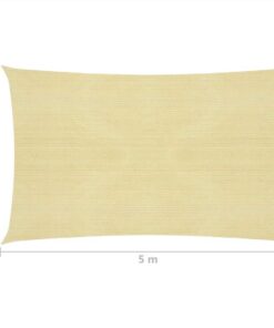 Sunshade Sail 160 G/m² Beige 2x5 M HDPE 7 Sunshade Sail 160 G/m² Beige 2x5 M HDPE -Room Sunshade Sail 160 g m Beige 2x5 m HDPE 457519 5