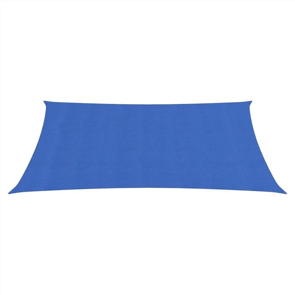 Sunshade Sail 160 G/m² Blue 2.5x4 M HDPE - Image 3