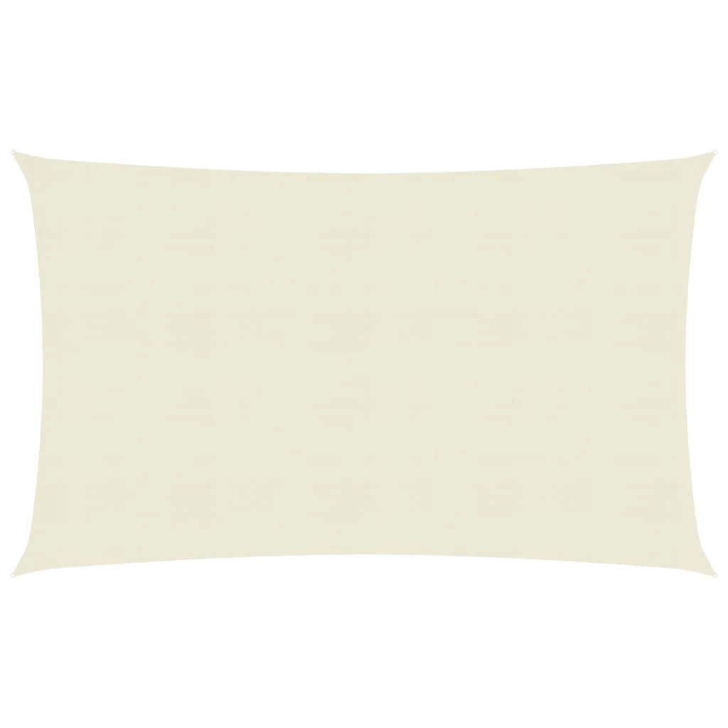 Sunshade Sail 160 G/m² Cream 3.5x4.5 M HDPE