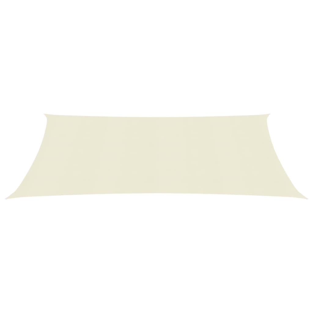 Sunshade Sail 160 g/m² Cream 3.5x4.5 m HDPE Sunshade Sail 160 G/m² Cream 3.5x4.5 M HDPE -Room Sunshade Sail 160 g m Cream 3 5x4 5 m HDPE 433199 2