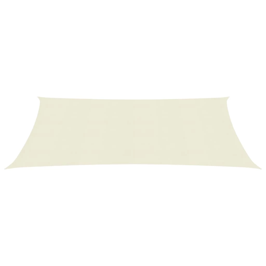 Sunshade Sail 160 G/m² Cream 3.5x4.5 M HDPE - Image 3