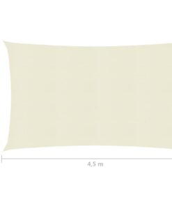 Sunshade Sail 160 G/m² Cream 3.5x4.5 M HDPE 7 Sunshade Sail 160 G/m² Cream 3.5x4.5 M HDPE -Room Sunshade Sail 160 g m Cream 3 5x4 5 m HDPE 433199 5