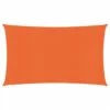 Sunshade Sail 160 G/m² Orange 2.5x5 M HDPE