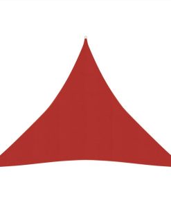 Sunshade Sail 160 G/m² Red 5x5x5 M HDPE