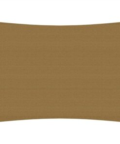 Sunshade Sail 160 G/m² Taupe 2.5x3.5 M HDPE