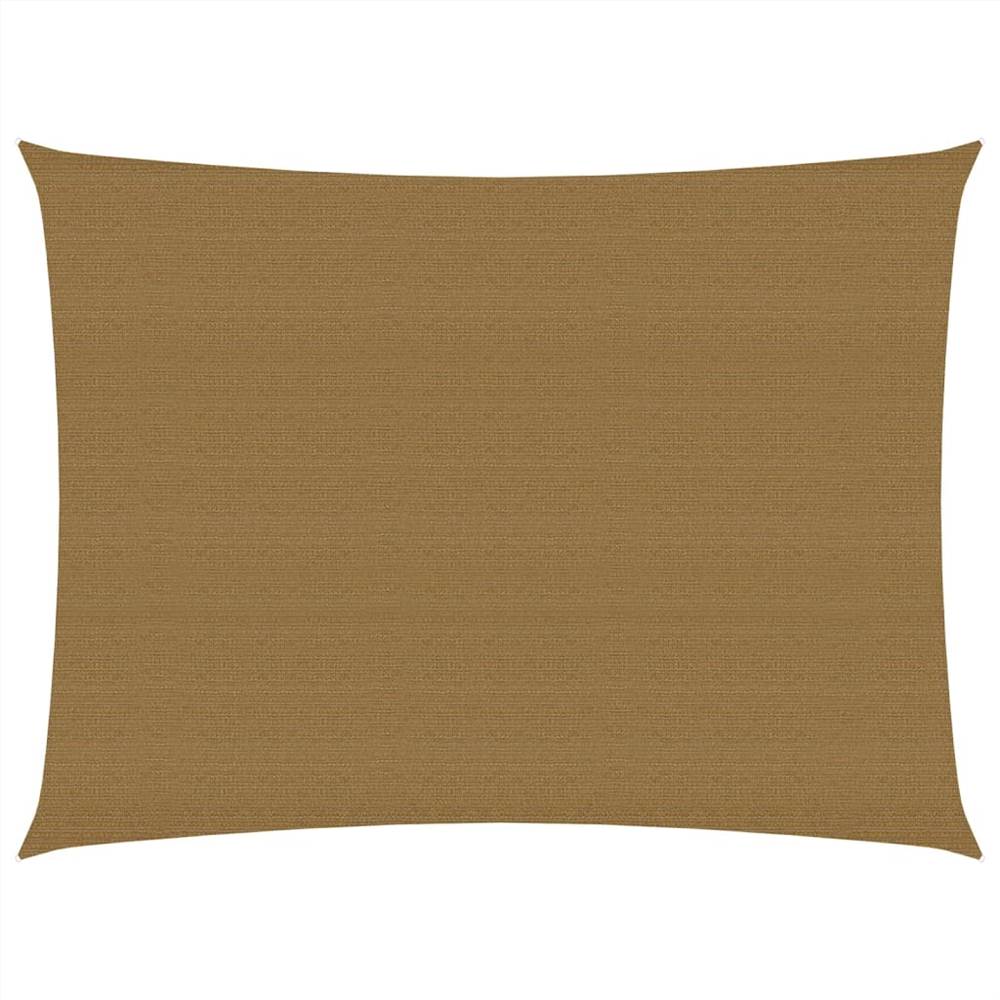 Sunshade Sail 160 g/m² Taupe 2.5x3.5 m HDPE Sunshade Sail 160 G/m² Taupe 2.5x3.5 M HDPE -Room Sunshade Sail 160 g m Taupe 2 5x3 5 m HDPE 464570 0