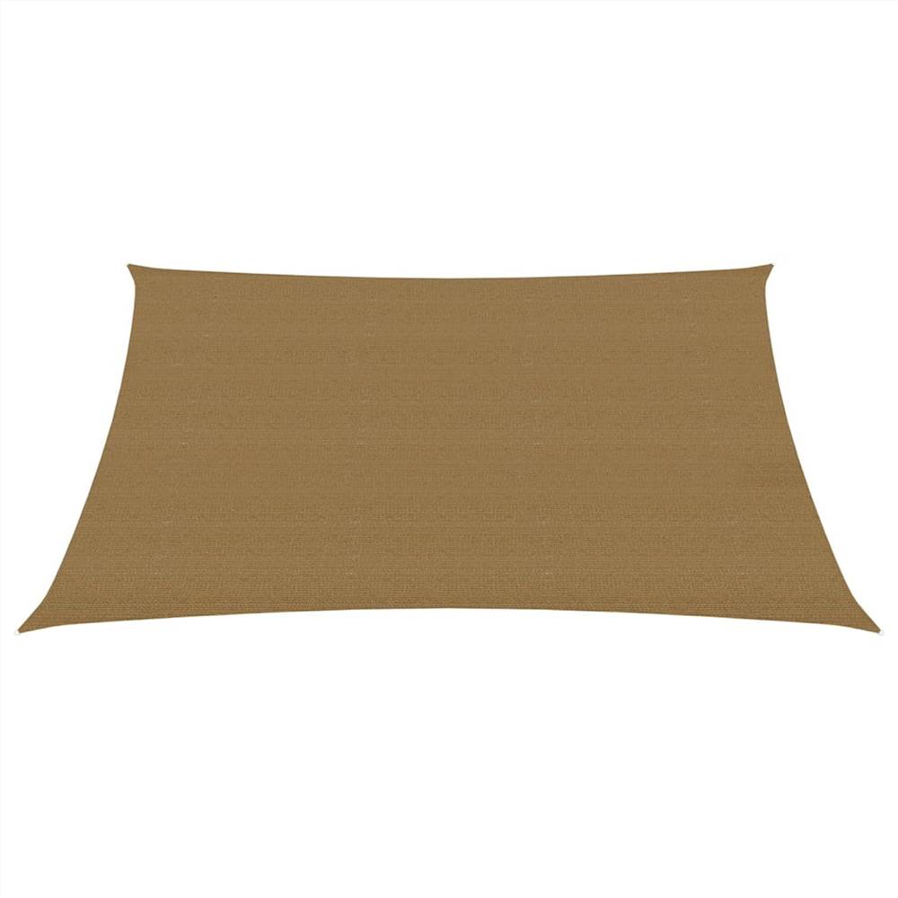 Sunshade Sail 160 g/m² Taupe 2.5x3.5 m HDPE Sunshade Sail 160 G/m² Taupe 2.5x3.5 M HDPE -Room Sunshade Sail 160 g m Taupe 2 5x3 5 m HDPE 464570 2