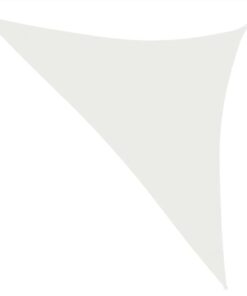 Sunshade Sail 160 G/m² White 3.5x3.5x4.9 M HDPE