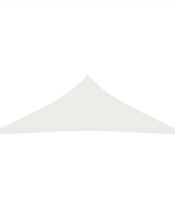 Sunshade Sail 160 G/m² White 3.5x3.5x4.9 M HDPE -Room Sunshade Sail 160 g m White 3 5x3 5x4 9 m HDPE 438124 2