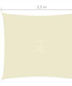 Sunshade Sail Oxford Fabric Rectangular 2.5x3.5 M Cream 7 Sunshade Sail Oxford Fabric Rectangular 2.5x3.5 M Cream -Room Sunshade Sail Oxford Fabric Rectangular 2 5x3 5 m Cream 465882 5