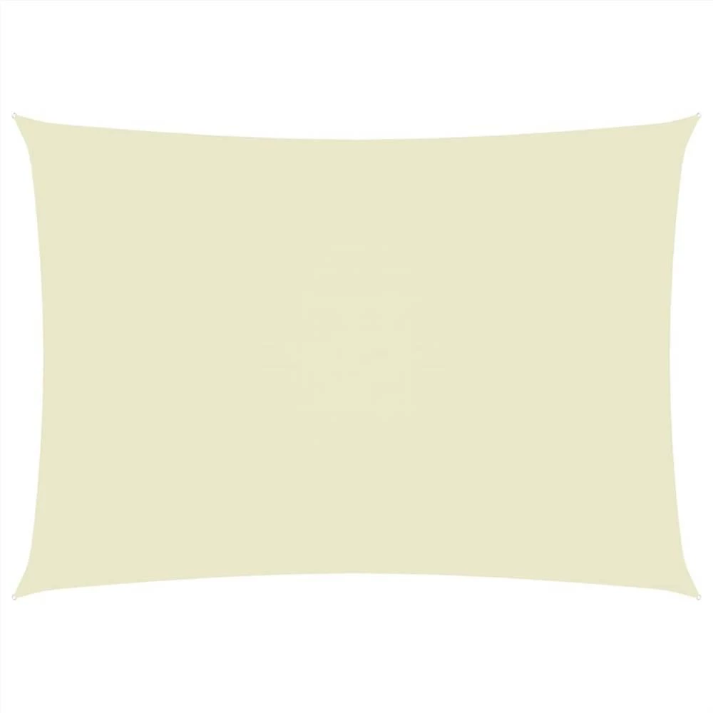 Sunshade Sail Oxford Fabric Rectangular 2.5x5 M Cream