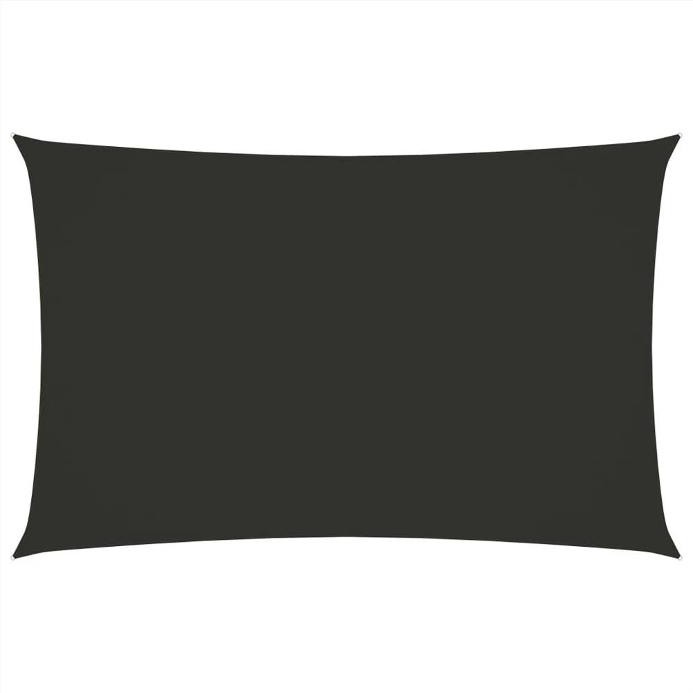 Sunshade Sail Oxford Fabric Rectangular 2x5 M Anthracite