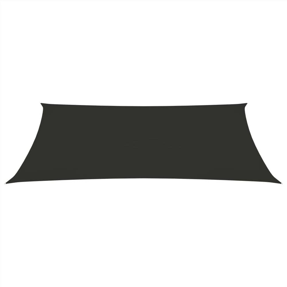 Sunshade Sail Oxford Fabric Rectangular 2x5 M Anthracite - Image 3